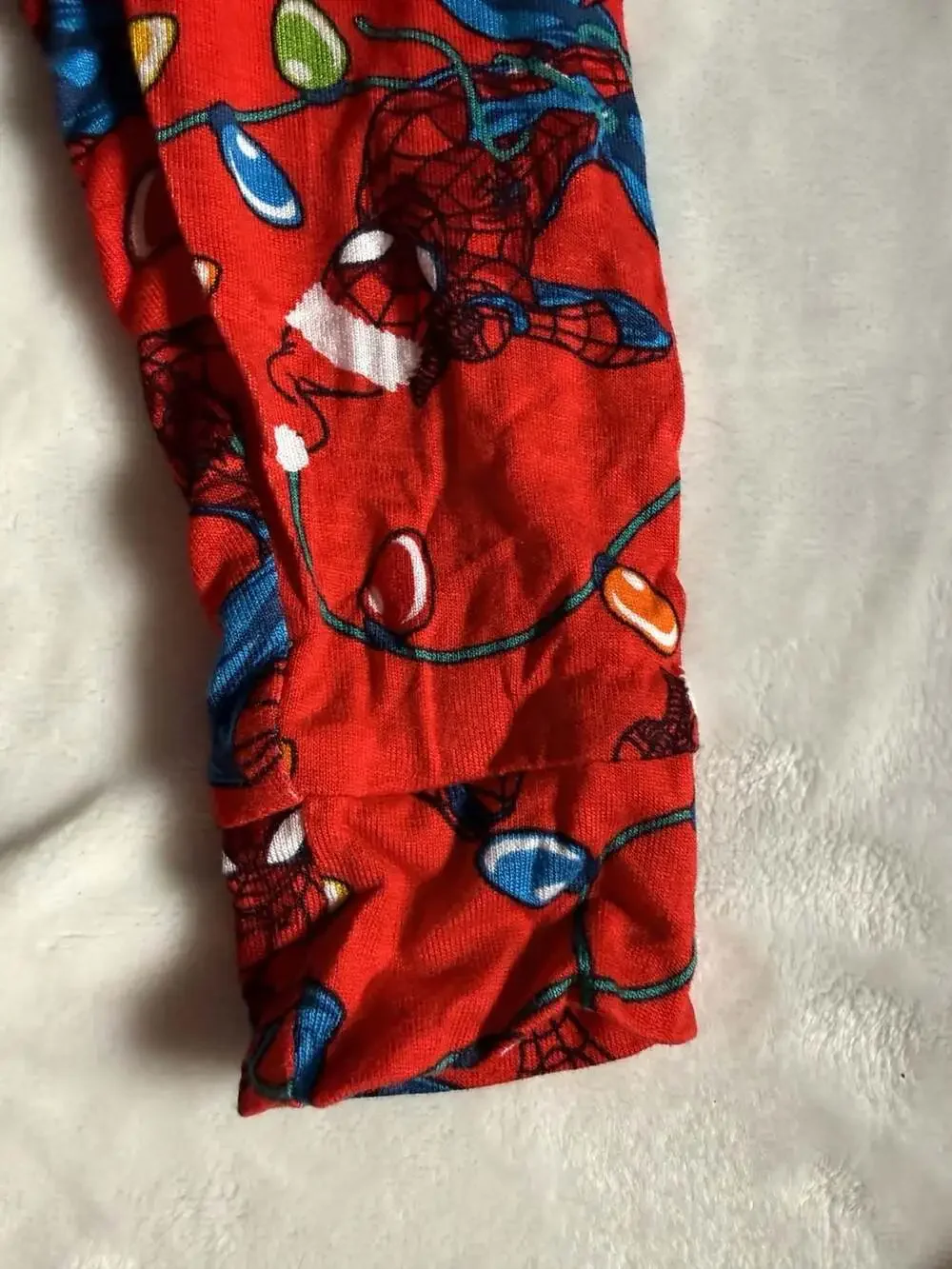 Marvel Spider-Man Christmas Holiday Toddler Boys 2-Piece Pajama Set Size 2T